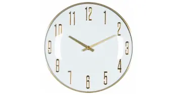 Zegary ścienne złote